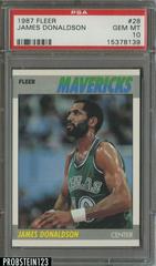 James Donaldson #28 Basketball Cards 1987 Fleer Prices