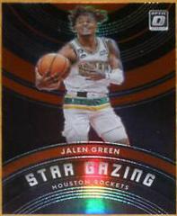 Jalen Green [Red] #2 Basketball Cards 2022 Panini Donruss Optic Star Gazing Prices
