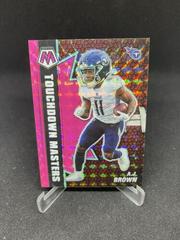 A. J. Brown [Pink Fluorescent] #TM-10 Football Cards 2021 Panini Mosaic Touchdown Masters Prices