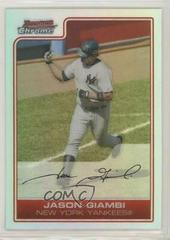 Jason Giambi [Refractor] #37 Baseball Cards 2006 Bowman Chrome Prices