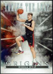 Nikola Jovic #8 Basketball Cards 2022 Panini Origins Taking the Leap Prices