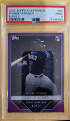 Wander Franco [Purple] #68 Baseball Cards 2022 Topps X Wander Franco Prices