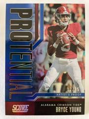 Bryce Young [Artist's Proof] #1 Football Cards 2023 Panini Score Protential Prices