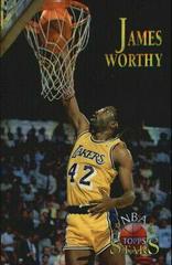 James Worthy [Finest Refractor] Basketball Cards 1996 Topps Stars Prices