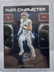 Nick Bosa #23 Football Cards 2023 Panini Spectra Main Character Prices