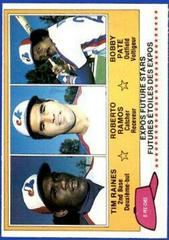 Expos Future Stars [Gray Back] #136 Baseball Cards 1981 O Pee Chee Prices
