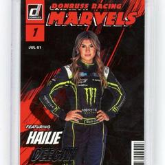 Hailie Deegan #M-HD Racing Cards 2023 Panini Donruss NASCAR Marvels Prices