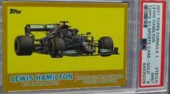 Lewis Hamilton [Gold] #T61-LH Racing Cards 2021 Topps Formula 1 1961 Sports Cars Prices