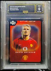 David Beckham [Strike Force] Soccer Cards 2003 Upper Deck Manchester United Prices