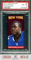 David Wilson #8 Football Cards 2012 Topps Chrome 1965 Inserts Prices