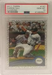 Aaron Hill [Diamond] #197 Baseball Cards 2011 Topps Prices