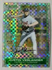 Justin Verlander [Xfractor] #217 Baseball Cards 2006 Bowman Chrome Prices