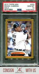 Miguel Cabrera [Gold] #200 Baseball Cards 2012 Topps Mini Prices