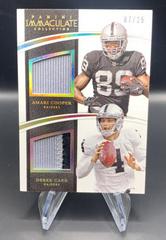 Derek Carr [Gold] #22 Football Cards 2015 Panini Immaculate Prices
