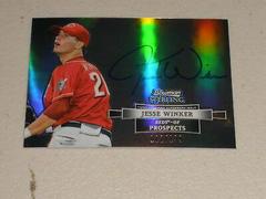 Jesse Winker [Black Refractor] #JWI Baseball Cards 2012 Bowman Sterling Autograph Prospects Prices