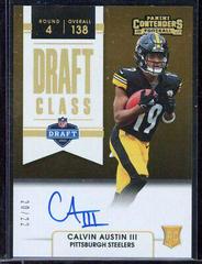 Calvin Austin III [Gold] Football Cards 2022 Panini Contenders Draft Class Autographs RPS Prices