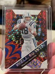Peyton Manning [Reactive Blue] Football Cards 2020 Panini Mosaic Will to Win Prices