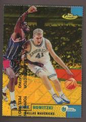 Dirk Nowitzki [Gold Refractor w/ Coating] Basketball Cards 1999 Finest Prices
