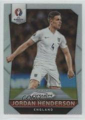 Jordan Henderson [Silver Prizm] Soccer Cards 2016 Panini Prizm UEFA Prices
