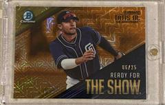 Fernando Tatis Jr. [Orange Refractor] #RFTS-10 Baseball Cards 2019 Bowman Chrome Ready for the Show Prices