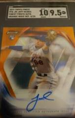 Jeff McNeil [Orange Wave Refractor] Baseball Cards 2019 Topps Finest Firsts Autographs Prices