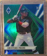 Cristian Pache [Green] #23 Baseball Cards 2021 Panini Chronicles Phoenix Prices