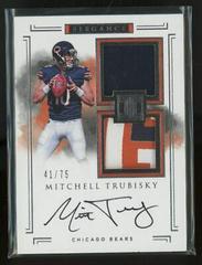 Mitchell Trubisky [Helmet, Nameplate Autograph] #101 Football Cards 2017 Panini Impeccable Prices