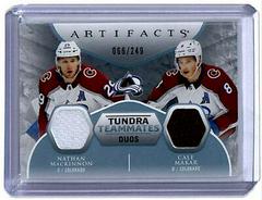 Nathan MacKinnon, Cale Makar Hockey Cards 2023 Upper Deck Artifacts Tundra Teammates Duos Prices