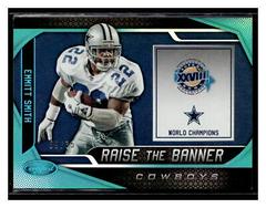 Emmitt Smith [Teal] #RTB-ES Football Cards 2019 Panini Certified Raise the Banner Prices