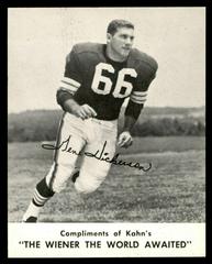Gene Hickerson Football Cards 1961 Kahn's Wieners Prices