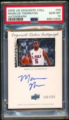 Marcus Thornton [Autograph] #56 Basketball Cards 2009 UD Exquisite Collection Prices