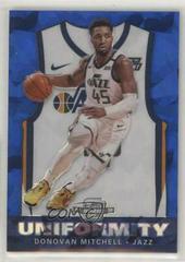 Donovan Mitchell [Blue Cracked Ice] #17 Basketball Cards 2019 Panini Contenders Optic Uniformity Prices
