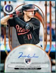 Jordan Westburg [Orange] #LIA-JW Baseball Cards 2024 Topps Tribute League Inauguration Autograph Prices