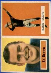 Ed Brown Football Cards 1957 Topps Prices