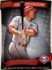 Chase Utley #PP-25 Baseball Cards 2010 Topps Peak Performance Prices