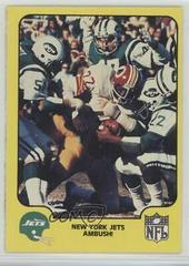 New York Jets Ambush! Football Cards 1978 Fleer Team Action Prices