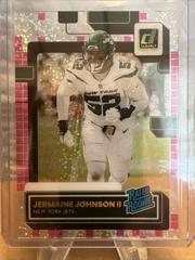 Jermaine Johnson II [Techno] #100 Football Cards 2022 Panini Clearly Donruss Prices