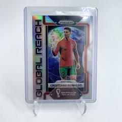 Cristiano Ronaldo [Silver] #17 Soccer Cards 2022 Panini Prizm World Cup Global Reach Prices