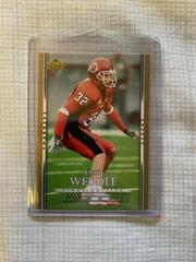 Eric Weddle Football Cards 2007 Upper Deck First Edition Prices