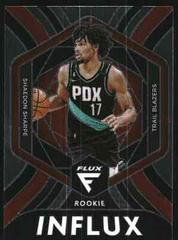 Shaedon Sharpe #10 Basketball Cards 2022 Panini Flux Rookie Influx Prices