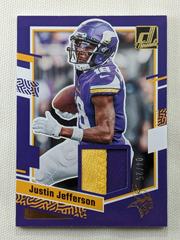 Justin Jefferson [Prime] #DTH-JJE Football Cards 2023 Panini Donruss Threads Prices