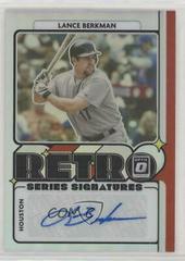 Lance Berkman [Holo] Baseball Cards 2021 Panini Donruss Optic Retro Signature Series Prices