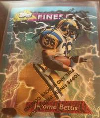 Jerome Bettis Football Cards 1995 Topps Finest Boosters Prices