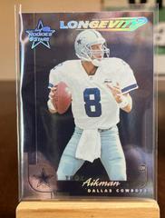 Troy Aikman [Longevity] #24 Football Cards 2000 Leaf Rookies & Stars Prices