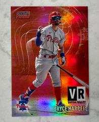 Bryce Harper [Red Foil] #VR-5 Baseball Cards 2021 Stadium Club Chrome Virtual Reality Prices