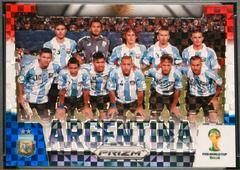 Argentina [Red White Blue Power Plaid] #2 Soccer Cards 2014 Panini Prizm World Cup Team Photos Prices