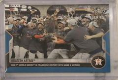 Houston Astros [Blue] Baseball Cards 2022 Topps Now World Series Champions Prices