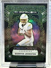 Quentin Johnston #17 Football Cards 2023 Panini Obsidian Supernova Prices
