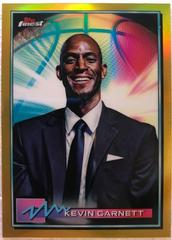 Kevin Garnett [Gold Refractor] Basketball Cards 2021 Topps Finest Prices