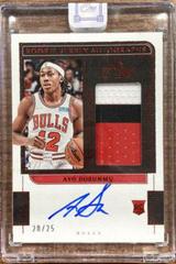 Ayo Dosunmu #RJ-ADM Basketball Cards 2021 Panini One and One Rookie Jersey Autographs Prices